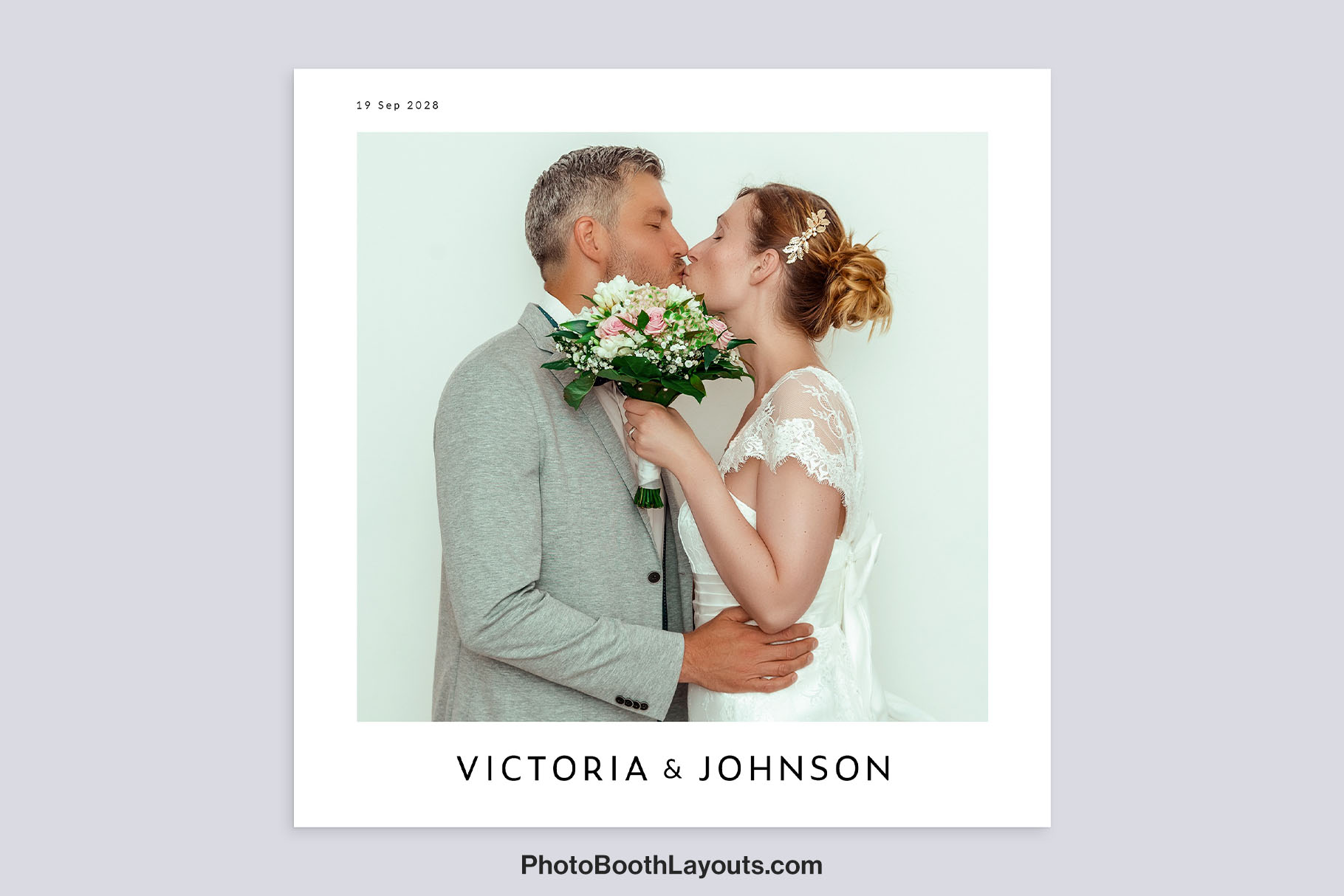 Free Wedding Photo Booth Template - Modern Wedding Photo Booth Template
