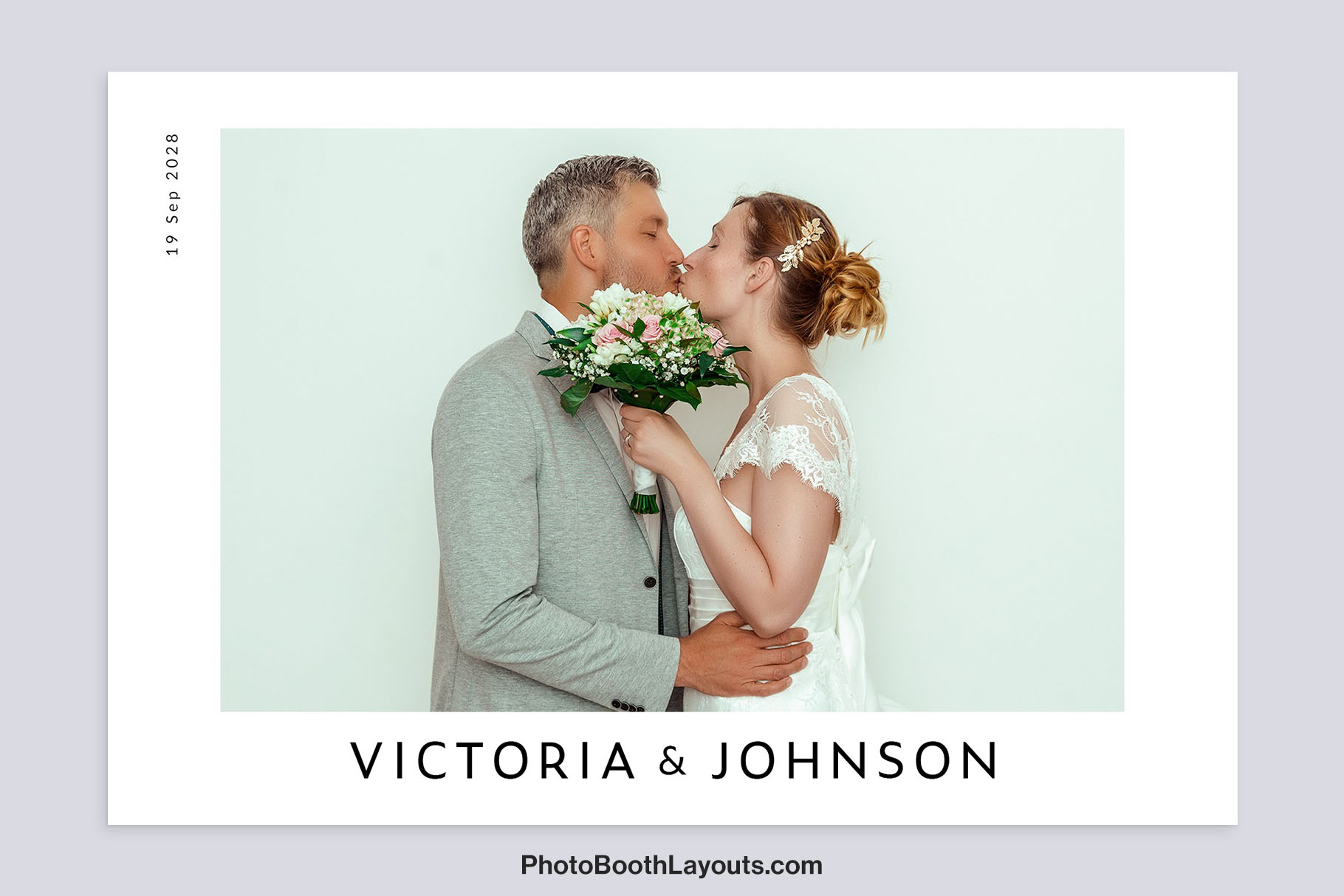 Free Wedding Photo Booth Template - Modern Wedding Photo Booth Template