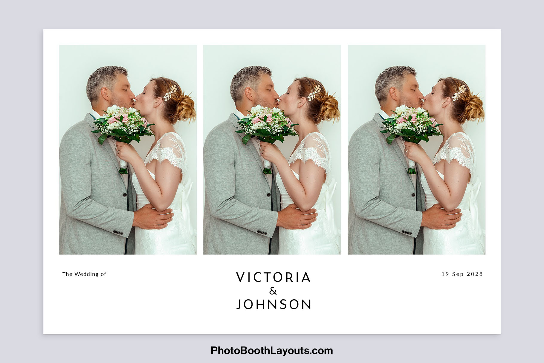 Free Wedding Photo Booth Template - Modern Wedding Photo Booth Template