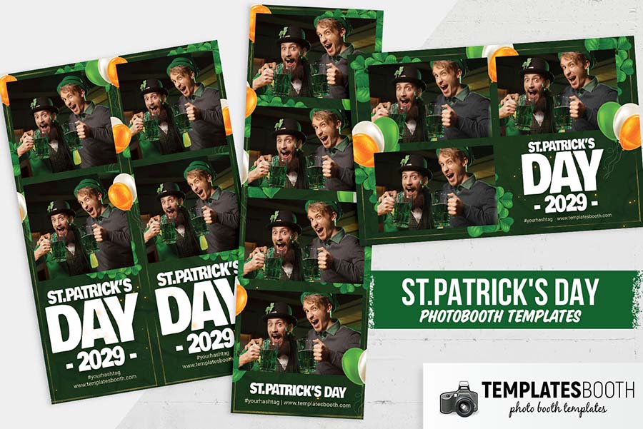 St. Patrick’s Day Photo Booth Template