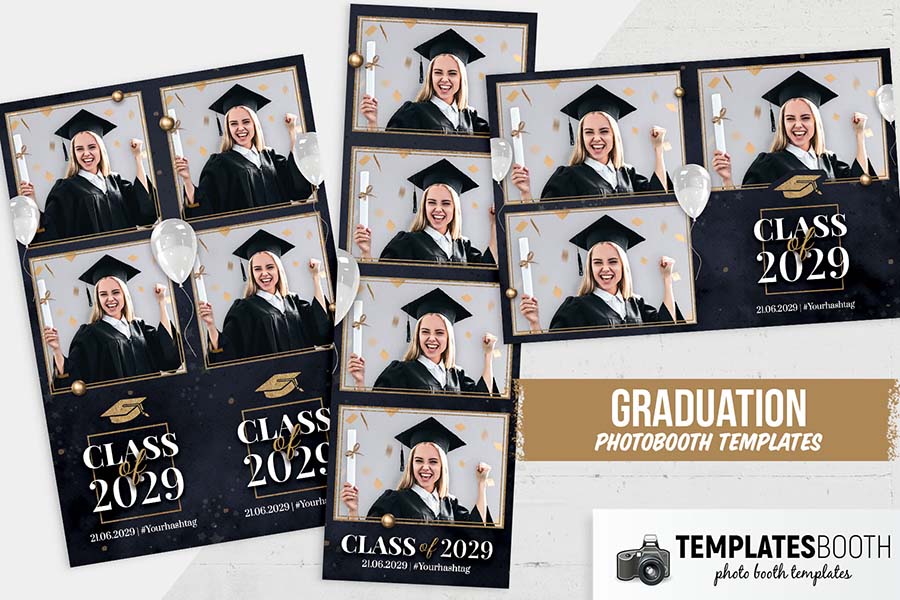 Graduation Photo Booth Template