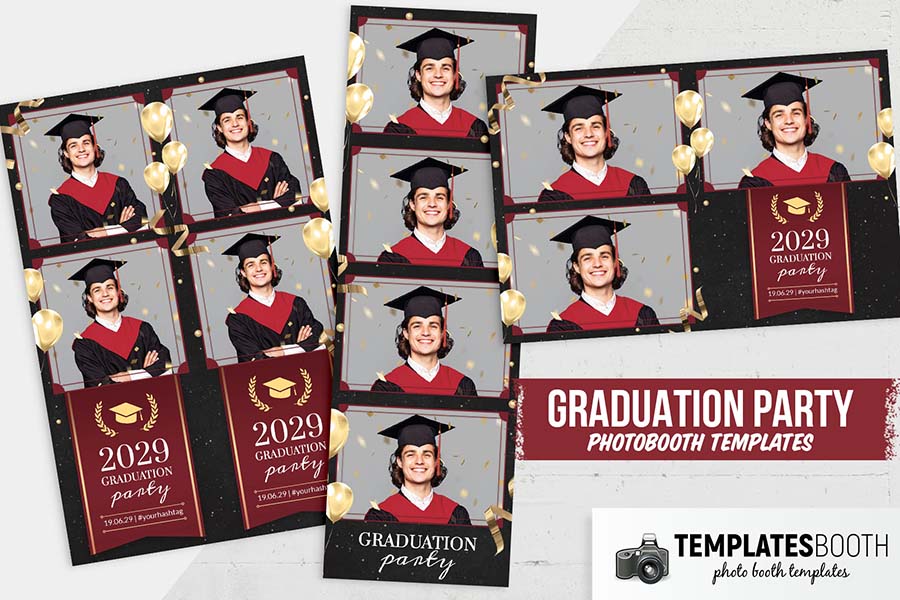 Graduation Party Photo Booth Template