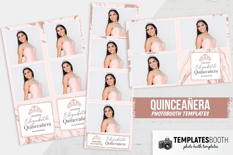 Quinceañera Photo Booth Template