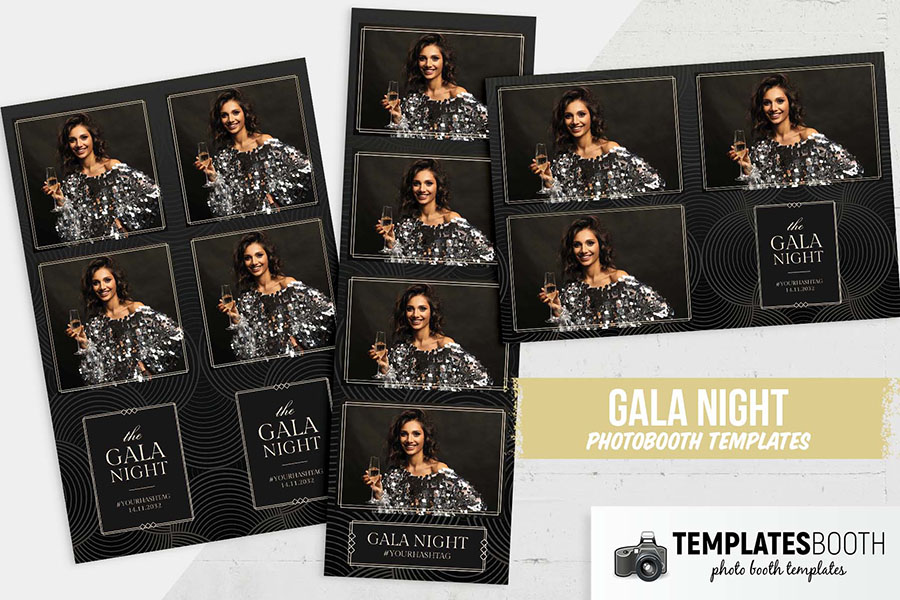 Gala Night Photo Booth Template