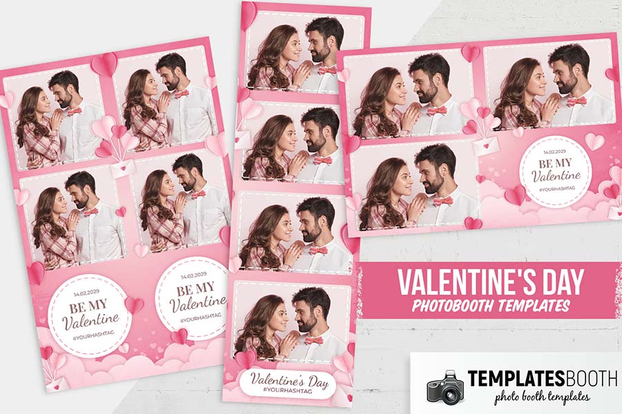 Valentine’s Day Photo Booth Template