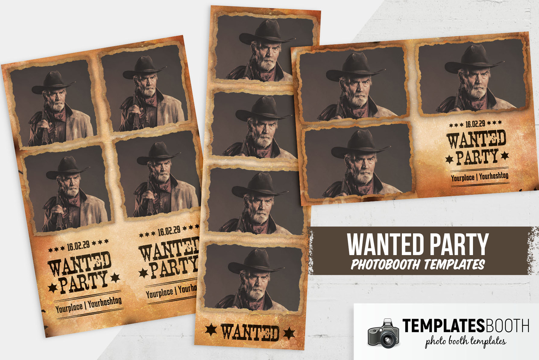 Rodeo Party Photo Booth Template