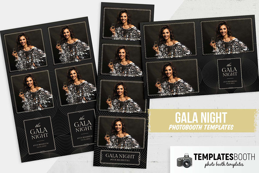 Gala Night Photo Booth Template