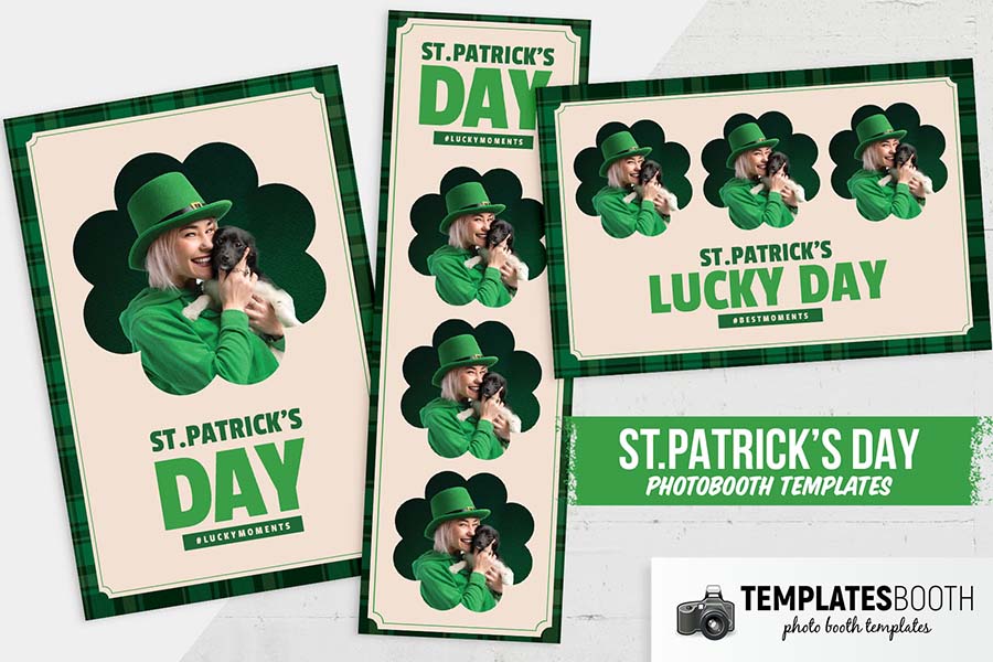 St Patrick’s Day Photo Booth Template