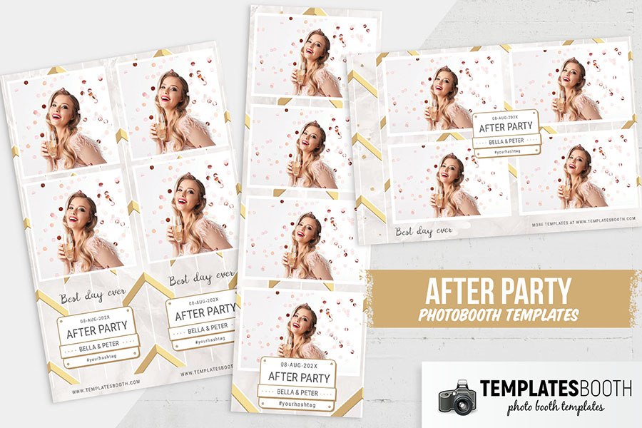 After Party Photo Booth Template