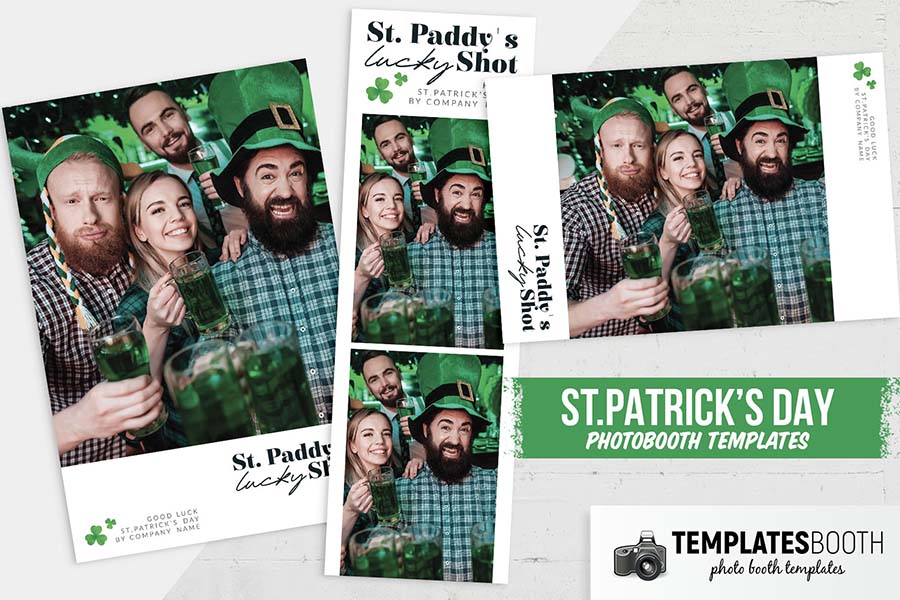 Minimal St. Patrick’s Day Photo Booth Template