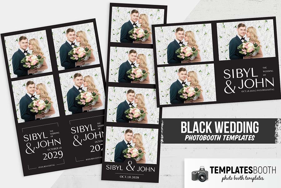 Typographic Photo Booth Template V2