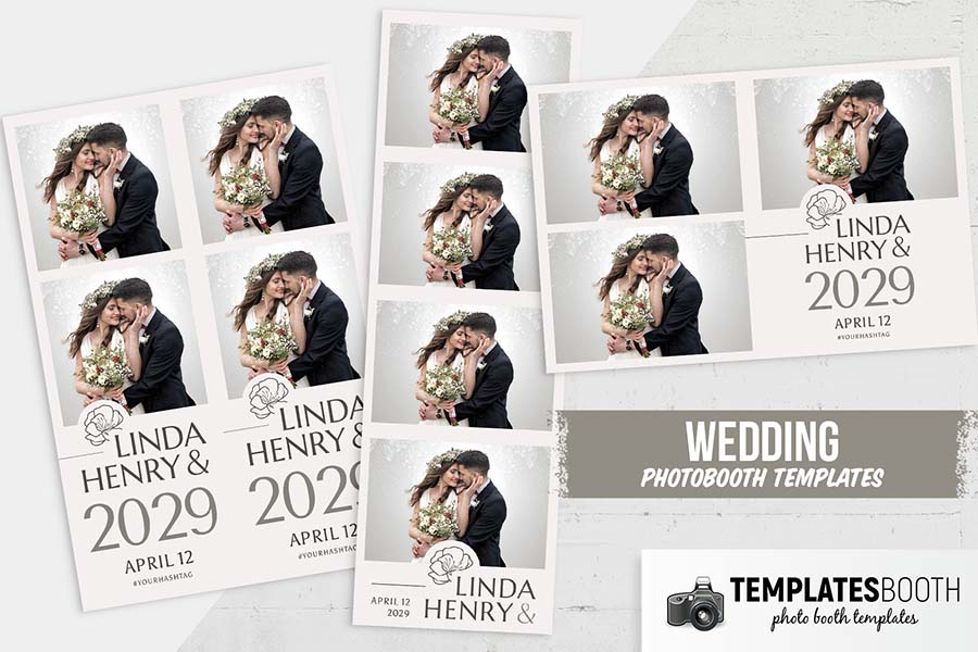 Typographic Photo Booth Template