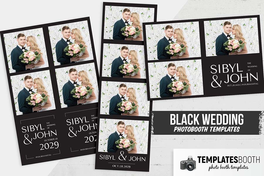 Typographic Photo Booth Template V2