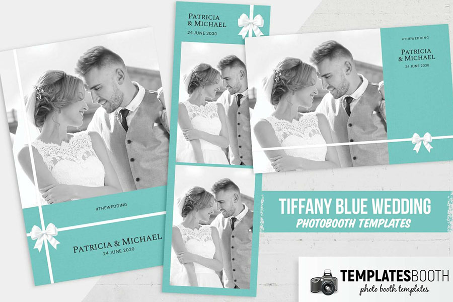 Tiffany Blue Photo Booth Template