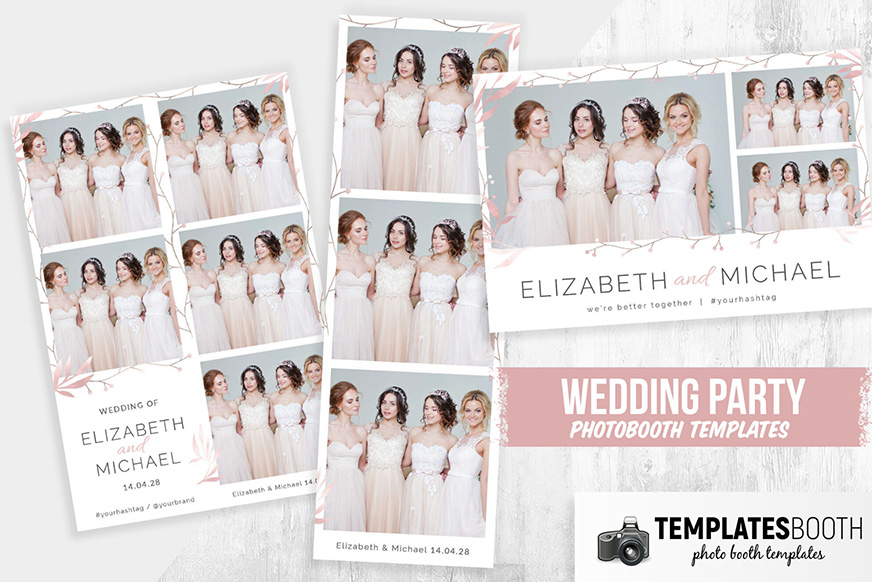 Simple Minimal Photo Booth Template Vol.4