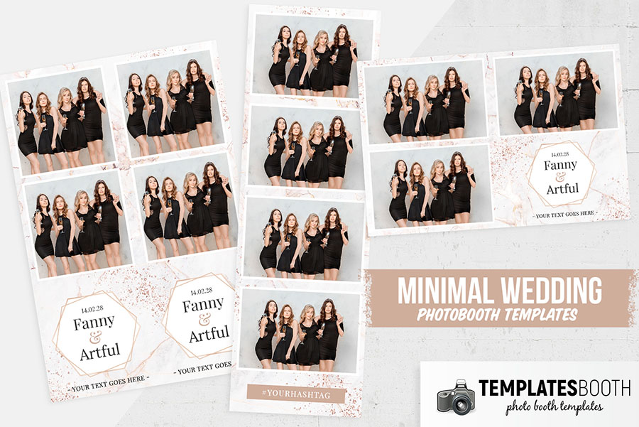 Marble Photo Booth Template