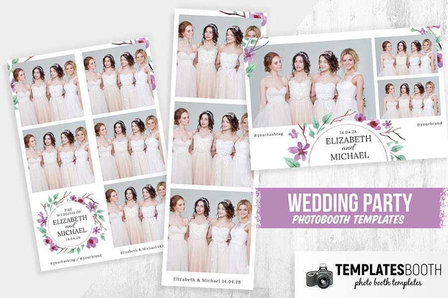 Simple Minimal Photo Booth Template Vol.3