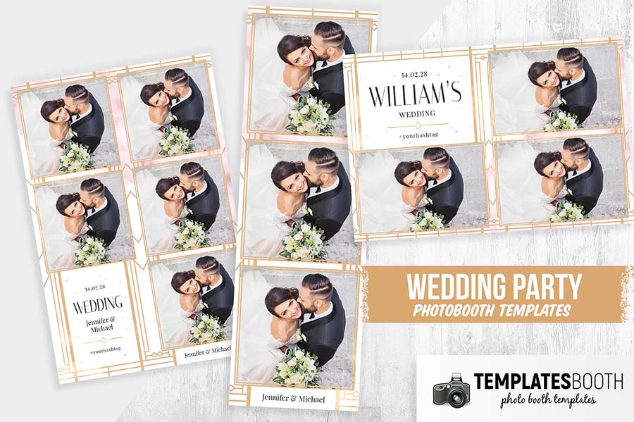 Classy Art Deco Photo Booth Template