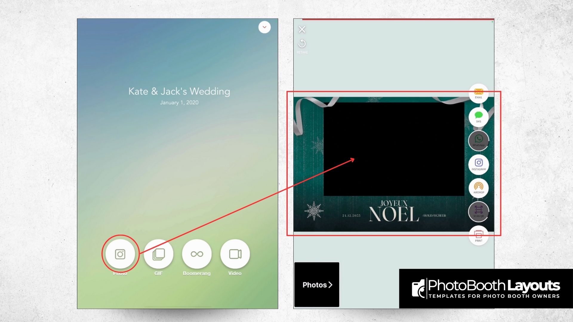 How to Import & Edit LumaBooth Templates on iPad