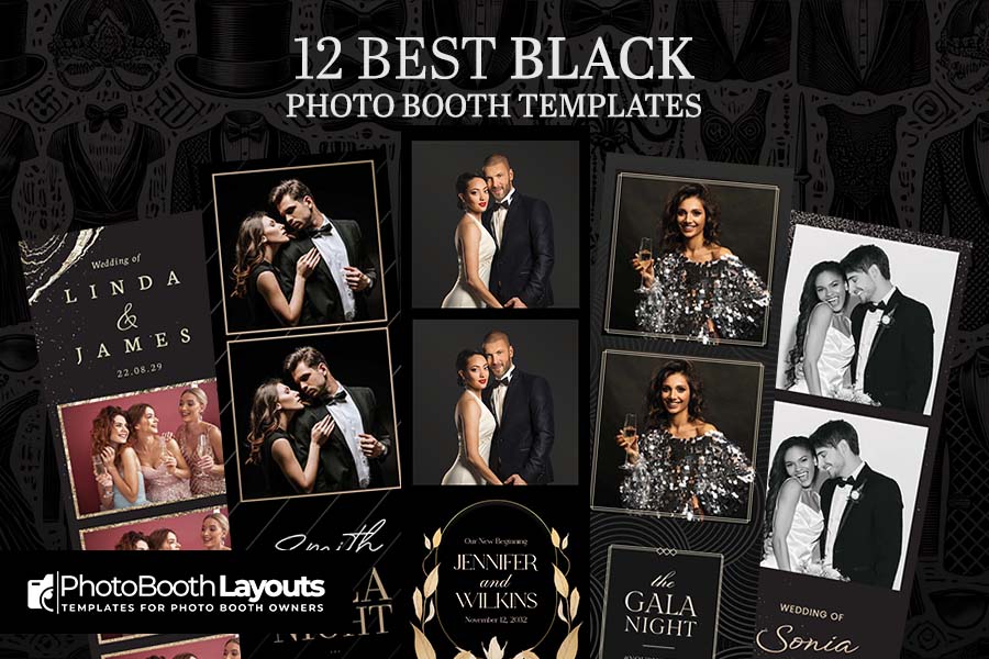 Best Black Photo Booth Templates