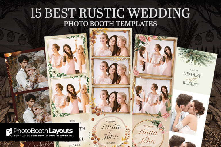 best Rustic Wedding Photo Booth Templates