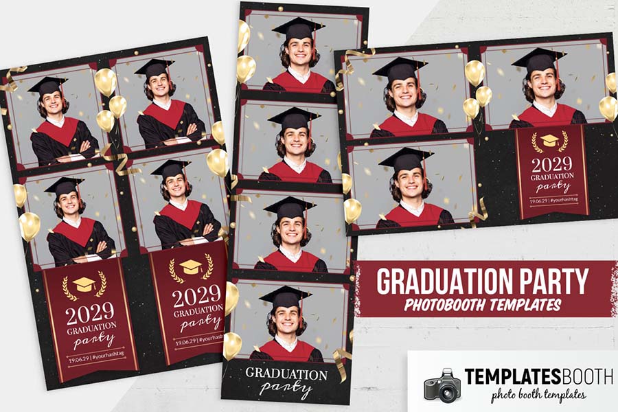 Graduation Party Photo Booth Template