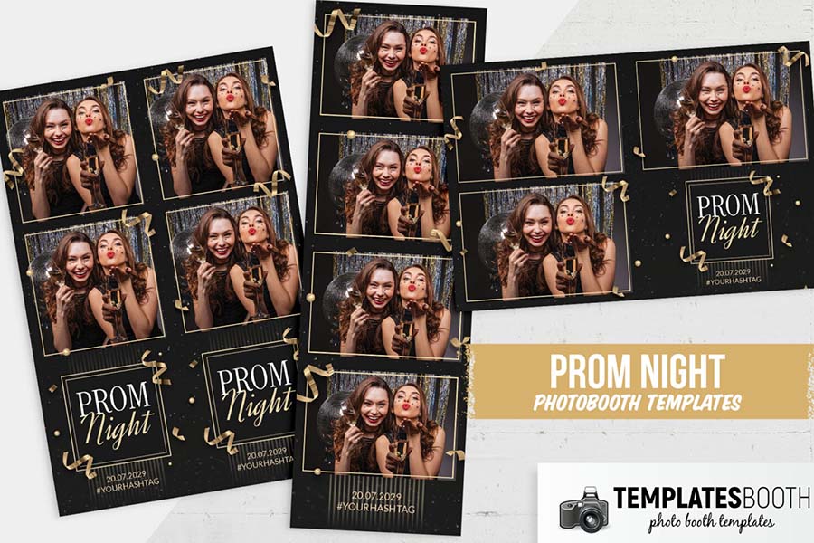 Prom Night Photo Booth Template